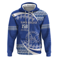 Personalised Tonga Tupou College Toloa Zip Hoodie Happy 158 Years Anniversary