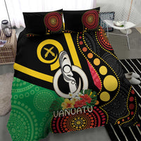 Tamtam Drum Vanuatu Bedding Set Boar Tusk Aboriginal Flag Style LT14 - Polynesian Pride
