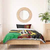Tamtam Drum Vanuatu Bedding Set Boar Tusk Aboriginal Flag Style LT14 - Polynesian Pride