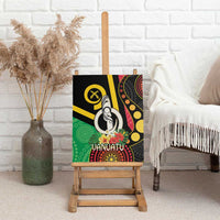 Tamtam Drum Vanuatu Canvas Wall Art Boar Tusk Aboriginal Flag Style LT14 - Polynesian Pride
