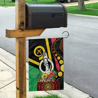 Tamtam Drum Vanuatu Garden Flag Boar Tusk Aboriginal Flag Style