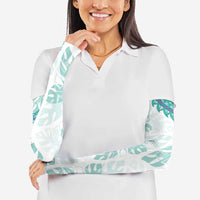 Jade Vine Lei Hawaii Arm Sleeves Aloha Seamless Tropical Leaves - Polynesian Pride