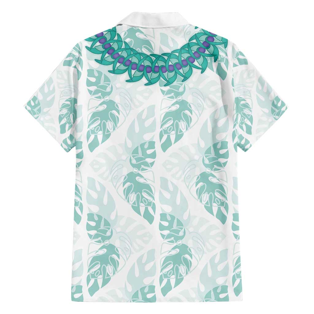 Jade Vine Lei Hawaii Family Matching Puletasi and Hawaiian Shirt Aloha Seamless Tropical Leaves - Polynesian Pride