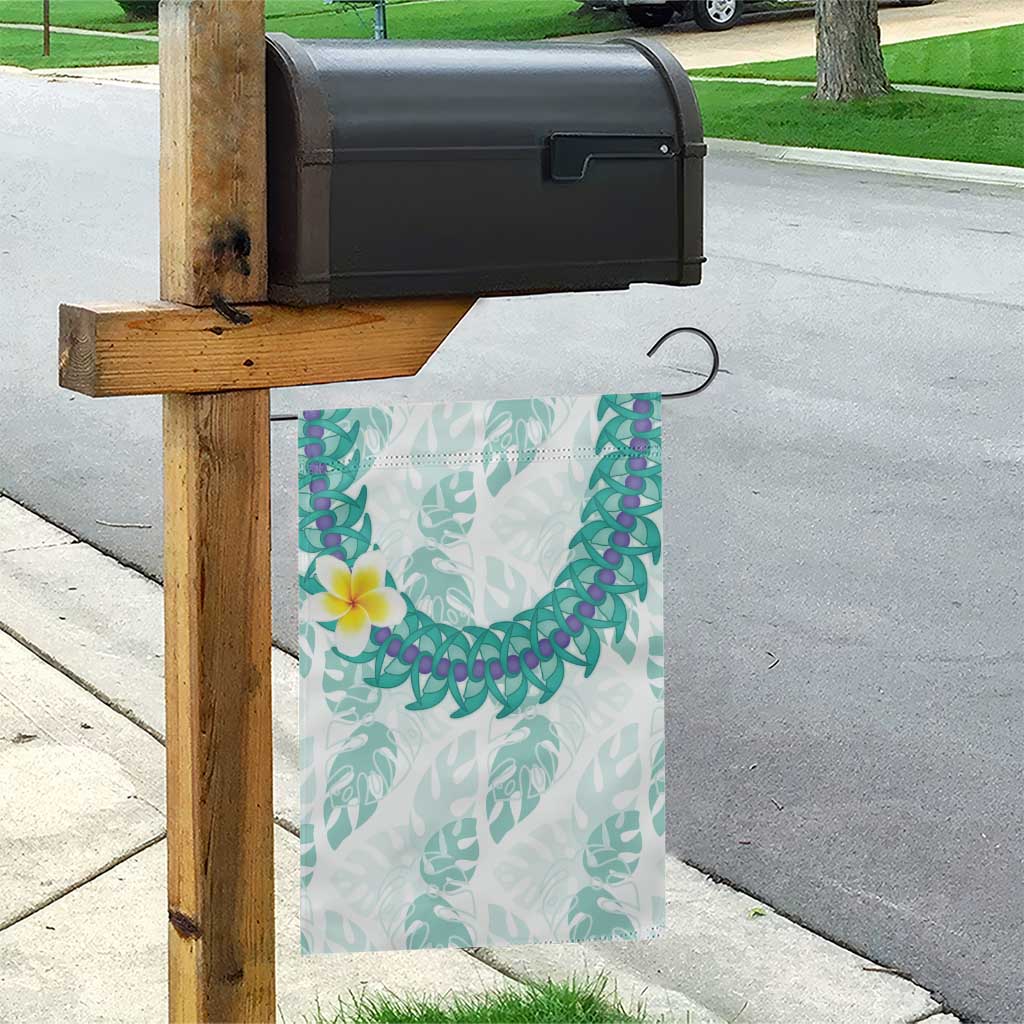 Jade Vine Lei Hawaii Garden Flag Aloha Seamless Tropical Leaves - Polynesian Pride