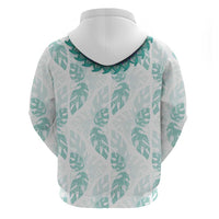 Jade Vine Lei Hawaii Hoodie Aloha Seamless Tropical Leaves - Polynesian Pride
