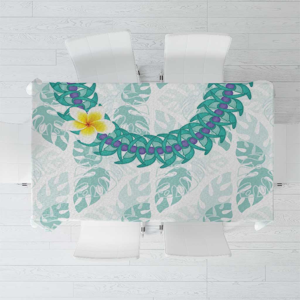 Jade Vine Lei Hawaii Tablecloth Aloha Seamless Tropical Leaves - Polynesian Pride