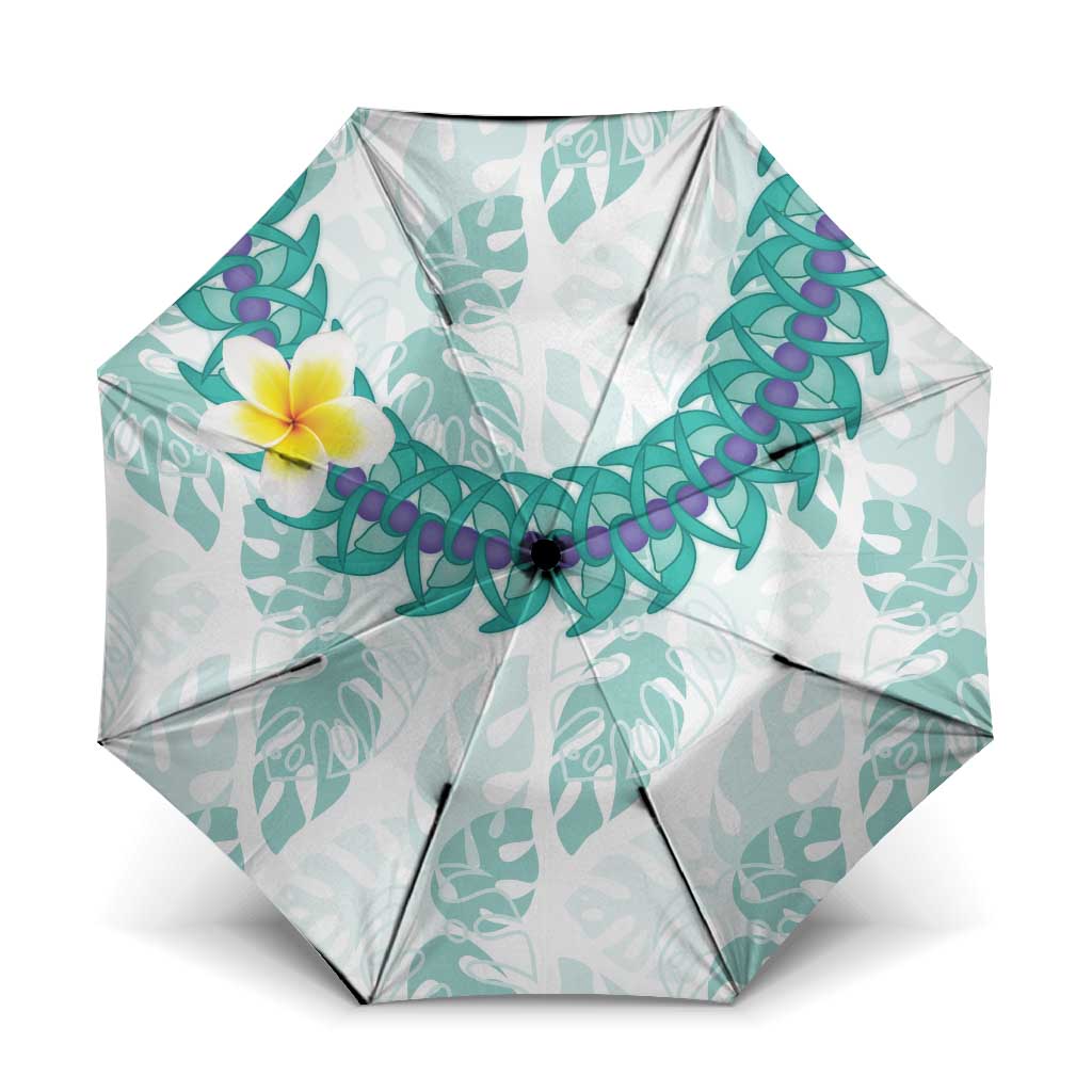 Jade Vine Lei Hawaii Umbrella Aloha Seamless Tropical Leaves - Polynesian Pride