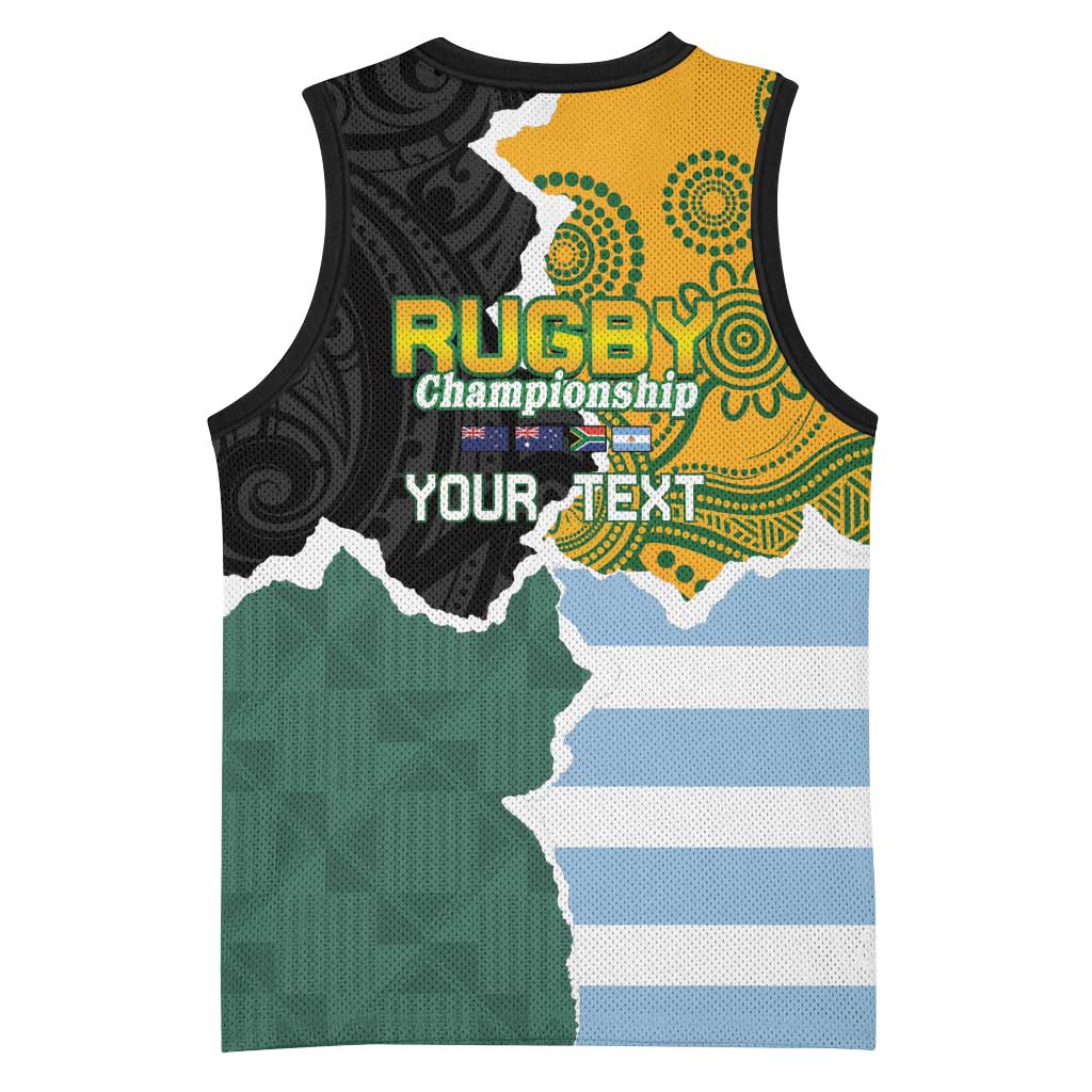 Personalised Rugby 2025 Championship Basketball Jersey Southern Hemisphere Countries Mascots - Polynesian Pride