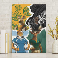 Rugby 2025 Championship Canvas Wall Art Southern Hemisphere Countries Mascots - Polynesian Pride