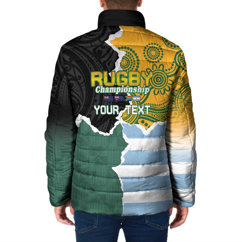 Personalised Rugby 2025 Championship Padded Jacket Southern Hemisphere Countries Mascots - Polynesian Pride