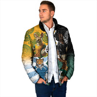 Personalised Rugby 2025 Championship Padded Jacket Southern Hemisphere Countries Mascots - Polynesian Pride