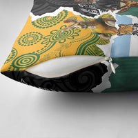 Rugby 2025 Championship Pillow Cover Southern Hemisphere Countries Mascots - Polynesian Pride