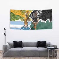 Rugby 2025 Championship Tapestry Southern Hemisphere Countries Mascots LT14 - Polynesian Pride