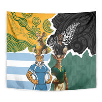 Rugby 2025 Championship Tapestry Southern Hemisphere Countries Mascots LT14 - Polynesian Pride