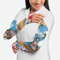 Aloha Hawaii Shaka Nene Goose Arm Sleeves Surfing Take It Easy - Polynesian Pride
