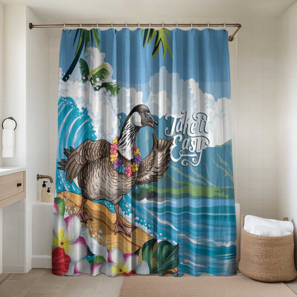 Aloha Hawaii Shaka Nene Goose Bathroom Set Surfing Take It Easy - Polynesian Pride