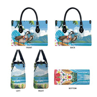 Aloha Hawaii Shaka Nene Goose Leather Bag Surfing Take It Easy - Polynesian Pride