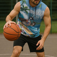 Aloha Hawaii Shaka Nene Goose Sleeveless Hoodie Surfing Take It Easy - Polynesian Pride