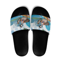 Aloha Hawaii Shaka Nene Goose Slide Sandals Surfing Take It Easy - Polynesian Pride