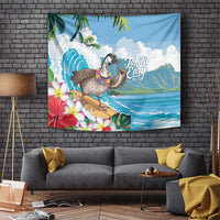 Aloha Hawaii Shaka Nene Goose Tapestry Surfing Take It Easy - Polynesian Pride