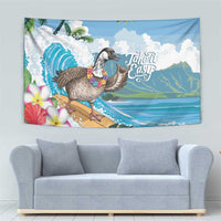 Aloha Hawaii Shaka Nene Goose Tapestry Surfing Take It Easy - Polynesian Pride