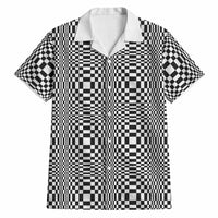 Black White Filipino Binakol Motifs Hawaiian Shirt Mabuhay Philippines Festival Kusikus Pattern LT14 Black - Polynesian Pride