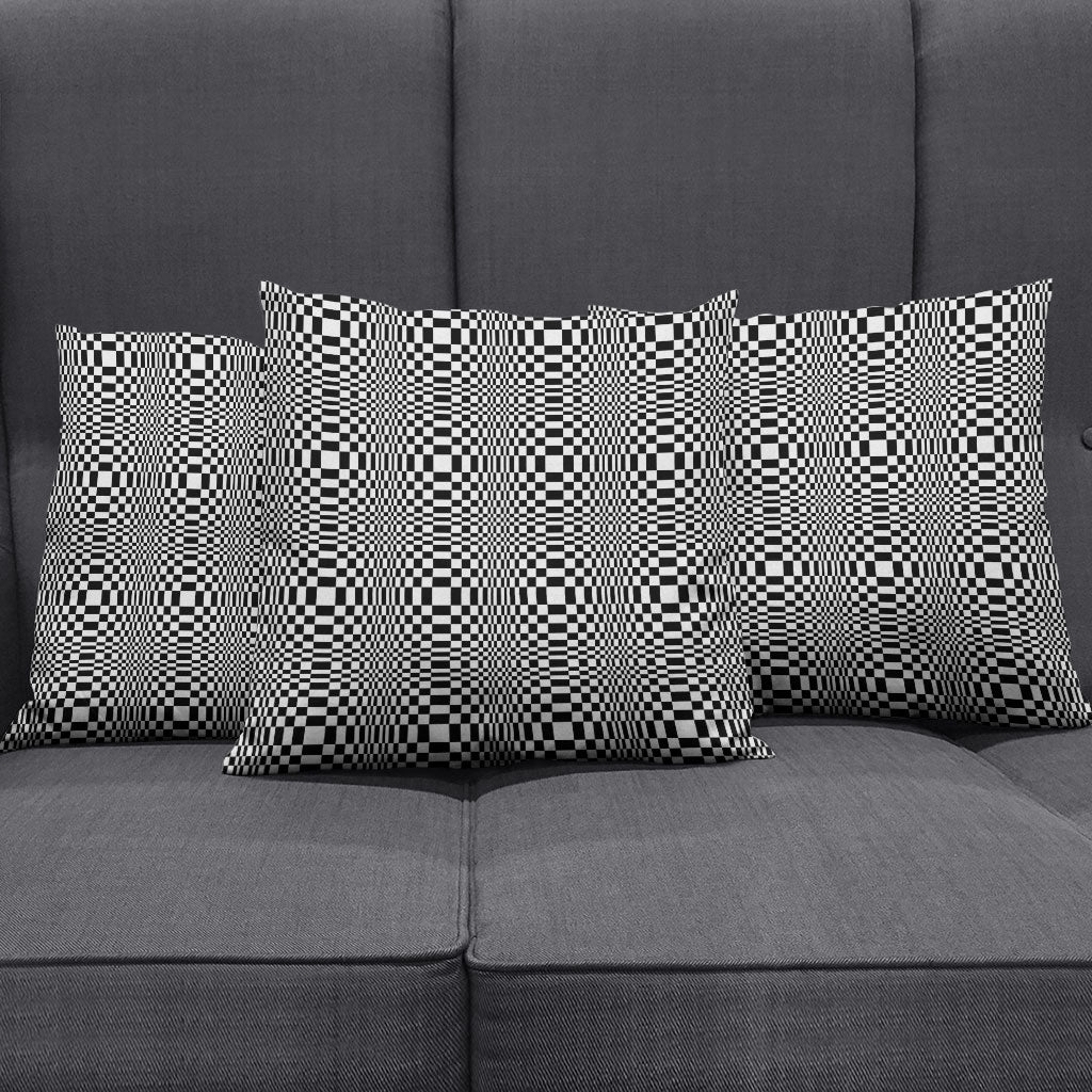 Black White Filipino Binakol Motifs Pillow Cover Mabuhay Philippines Festival Kusikus Pattern LT14 - Polynesian Pride