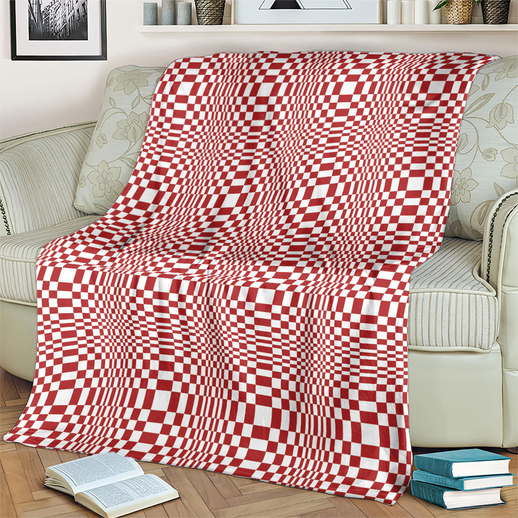Red White Filipino Binakol Motifs Blanket Mabuhay Philippines Festival Kusikus Pattern LT14 - Polynesian Pride