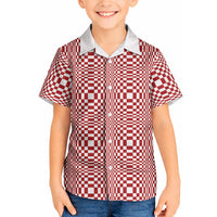 Red White Filipino Binakol Motifs Hawaiian Shirt Mabuhay Philippines Festival Kusikus Pattern LT14 - Polynesian Pride