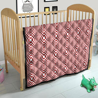 Red White Filipino Binakol Motifs Quilt Mabuhay Philippines Festival Kusikus Pattern LT14 - Polynesian Pride