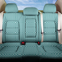 Cyan Filipino Binakol Motifs Back Car Seat Cover Mabuhay Philippines Festival Kusikus Pattern LT14 One Size Cyan - Polynesian Pride