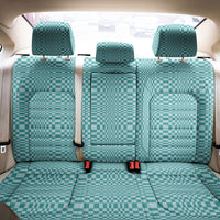 Cyan Filipino Binakol Motifs Back Car Seat Cover Mabuhay Philippines Festival Kusikus Pattern LT14 - Polynesian Pride