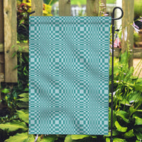 Cyan Filipino Binakol Motifs Garden Flag Mabuhay Philippines Festival Kusikus Pattern LT14 Garden Flag Cyan - Polynesian Pride
