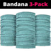 Cyan Filipino Binakol Motifs Neck Gaiter Mabuhay Philippines Festival Kusikus Pattern LT14 package One Size: 25*50cm Cyan - Polynesian Pride