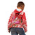 Personalized Hawaii Christmas Kid Hoodie Mele Kalikimaka Chilling Shaka Santa Flamingo - Polynesian Pride