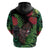Meri Kirihimete New Zealand Hoodie Piwakawaka Koru Fern Mix Pohutukawa - Polynesian Pride