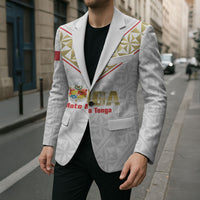 Mate Maa Tonga Rugby Custom Blazer 2026 Tongan Ngatu Pattern LT14 - Polynesian Pride