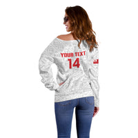 Mate Maa Tonga Rugby Custom Off Shoulder Sweater 2026 Tongan Ngatu Pattern LT14 - Polynesian Pride