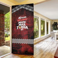 Mate Maa Tonga Rugby 2026 Door Cover 40 Years Anniversary One Legacy LT14 - Polynesian Pride