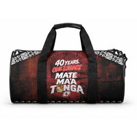 Mate Maa Tonga Rugby 2026 Duffle Bag 40 Years Anniversary One Legacy LT14 One size Red - Polynesian Pride