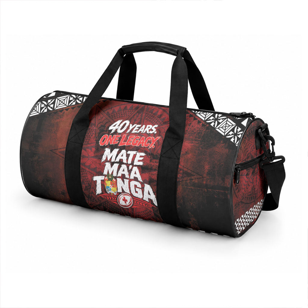 Mate Maa Tonga Rugby 2026 Duffle Bag 40 Years Anniversary One Legacy LT14 - Polynesian Pride