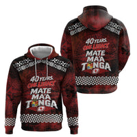 Mate Maa Tonga Rugby 2026 Hoodie 40 Years Anniversary One Legacy LT14 - Polynesian Pride