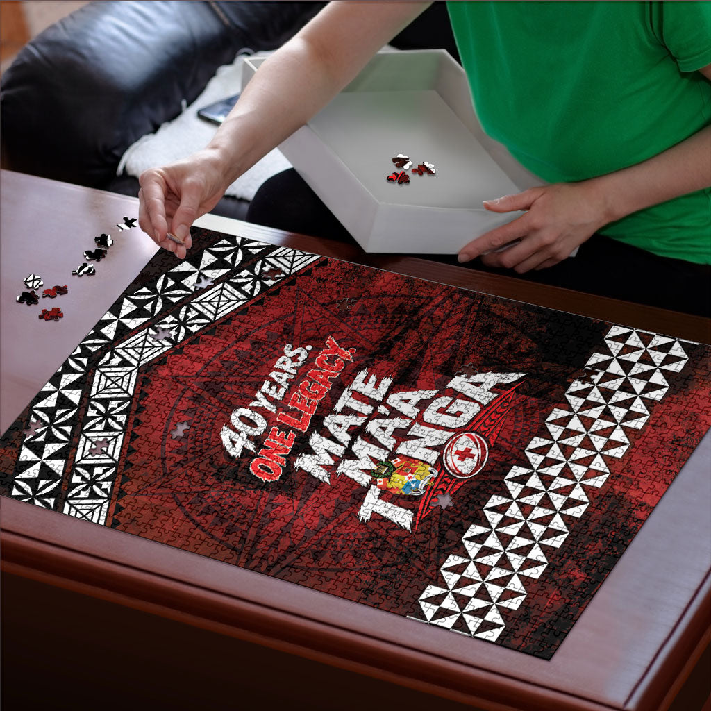Mate Maa Tonga Rugby 2026 Puzzle 40 Years Anniversary One Legacy LT14 - Polynesian Pride
