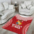 Custom Tonga Mate Maa Area Rug Go Champions Tongan Ngatu - Red