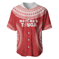 Custom Tonga Mate Maa Baseball Jersey Go Champions Tongan Ngatu - Red
