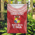 Custom Tonga Mate Maa Garden Flag Go Champions Tongan Ngatu - Red