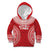 Custom Tonga Mate Maa Kid Hoodie Go Champions Tongan Ngatu - Red