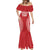 Custom Tonga Mate Maa Mermaid Dress Go Champions Tongan Ngatu - Red