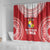 Custom Tonga Mate Maa Shower Curtain Go Champions Tongan Ngatu - Red