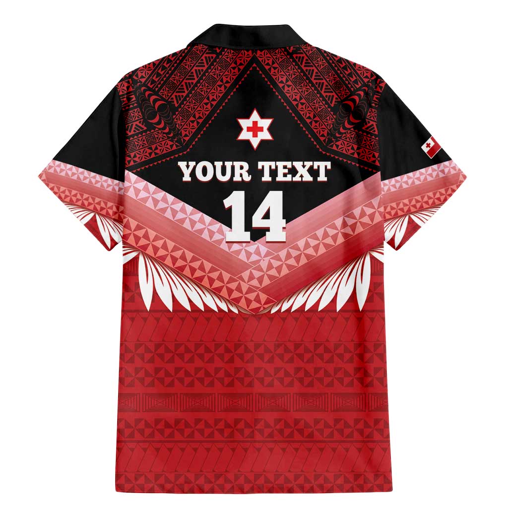 Custom Mate Maa Tonga XIII Family Matching Mermaid Dress and Hawaiian Shirt Tongan Kupesi Ngatu - Rugby Style
